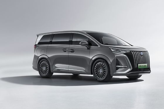 180km 7 Seat MPV Electric Car Tengshi D9 970 All Wheel Drive Plug In Hybrid SUV